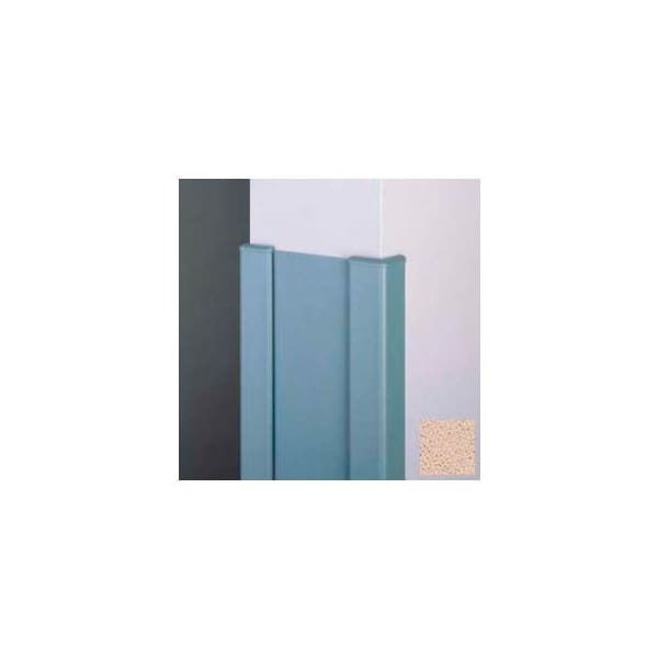 Pawling Surface Mounted End Wall 90Deg Corners, 2'' Wings, 4'H W/Caps, 6"W, Mojave Sand, Recycled Vinyl CG-11R-4-379 - main